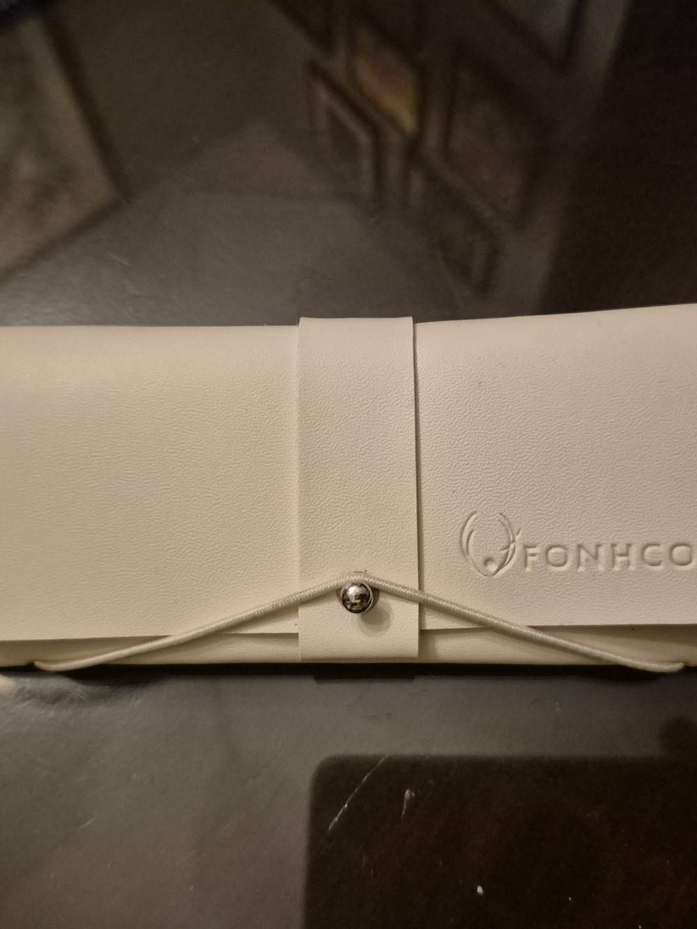 FONHCO White Eyewear Case and Frames